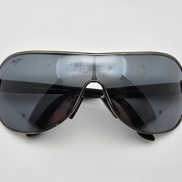 *SOLD* Maui Jim MJ-513-02 Maka Gunmetal Frame Polarized Grey Lens Sunglasses - Picture 10 of 12